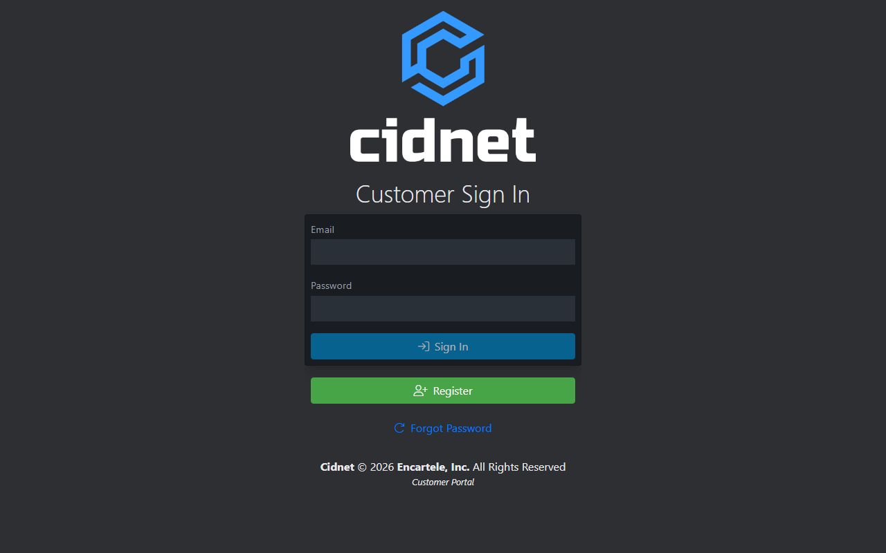 CIDNET login for Runnels County Jail communication services