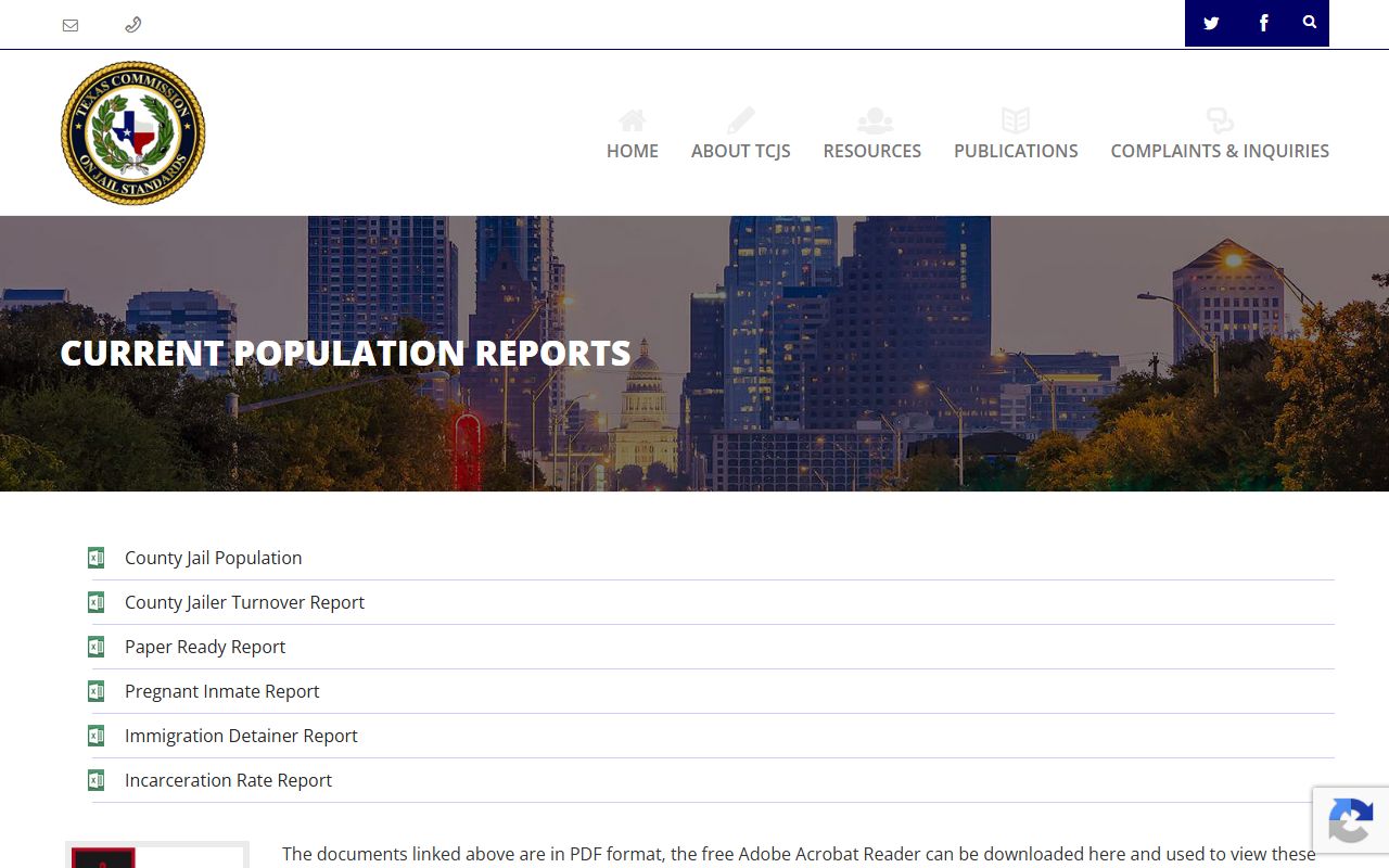 Texas Commission on Jail Standards Runnels County Jail population reports